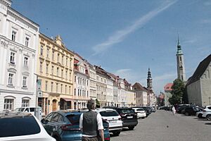 Obermarkt, Gorlitz looking east