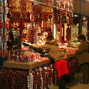 Paprika Vendor Budapest big hall