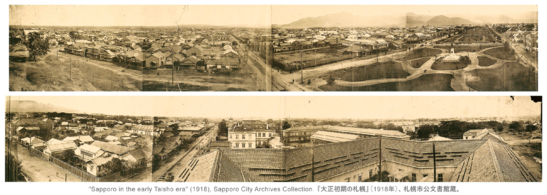 Sapporo-City-1918-Taisho-Era