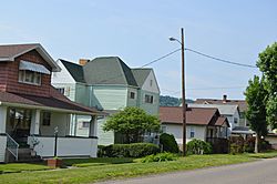 Houses on the main street