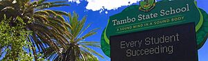 Signage, Tambo State School, 2022