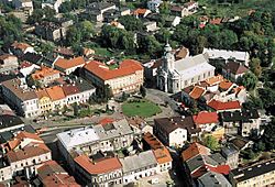 Aerial view of Main Square