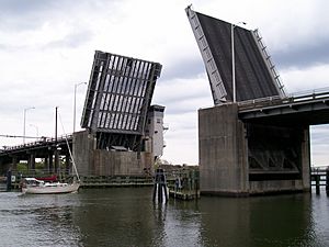 Wappoo Creek drawbridge