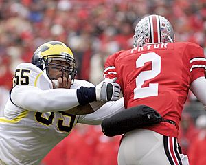 20081122 Brandon Graham and Terrell Pryor