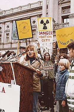 Anti-nuke rally in Harrisburg USA