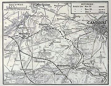 Cambrai salient north, 1917