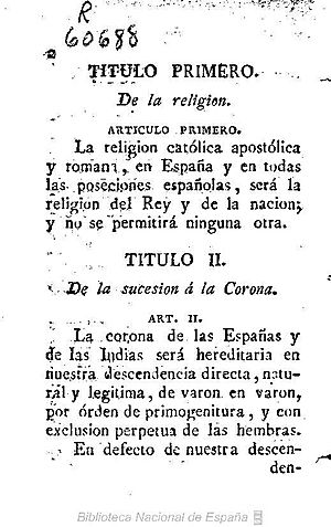 Constitución 1808 Josef Napoleón 02