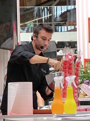 Damiano Carrara cooking demo 01