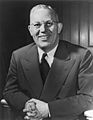 Earl Warren Portrait, half figure, seated, facing front, as Governor