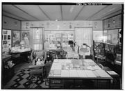 FIRST FLOOR, VIEW INTO STUDY LOOKING WEST - Zane Grey House, West side of Scenic Drive, Lackawaxen, Pike County, PA HABS PA,52-LACK,3-13