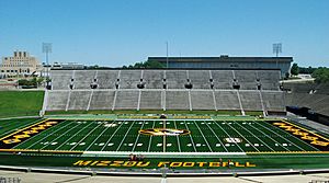 Faurot field 2012 sideline