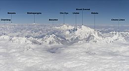 Flight over himalaya annotated