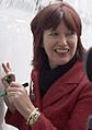 Janet Street-Porter at station