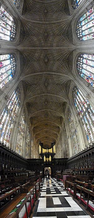 Kings college cambridge ceiling