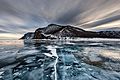 Lake Baikal in winter