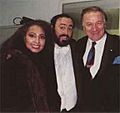 Lara and luciano pavarotti