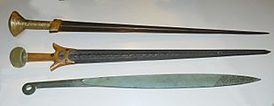 Mycenaean swords recostruction