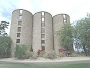 Phoenix-Heard Ranch Grain Silos-1930