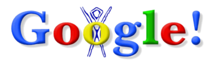 The first Google Doodle