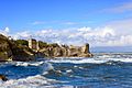 The ruins of St Andrews Castle