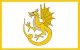 Gold dragon of Wales, a flag used by Glyndŵr in his independence campaign.: 238 : 43