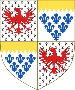 Arms of Sir Henry Paston-Bedingfeld