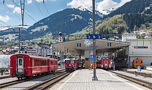 Bahnhof Disentis-Muster