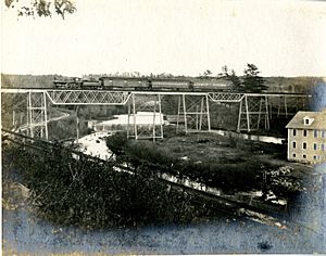 Bondsville Trestle over Swift River 1910