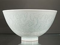 Bowl with peony design BM PDF 704