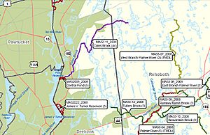 Coles Brook EPA Map