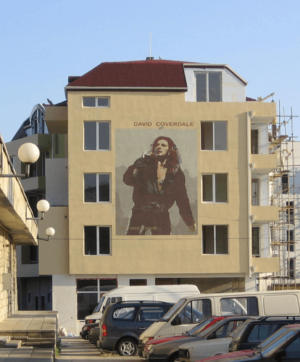 David Coverdale Kavarna mural