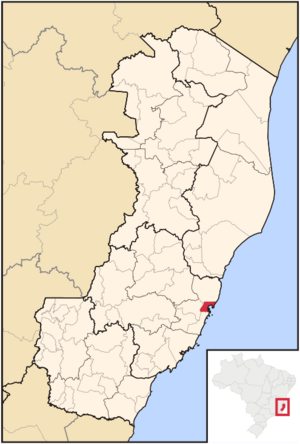 Location in Espírito Santo