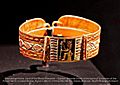 Exhibition Nubia, Land of the Black Pharaohs – Golden Bracelet found in the tomb of a member of the Royal Family in Gebel Barkal