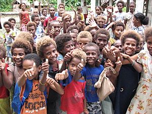 Fenualoa Tuo school children