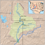 Map of the Green River watershed