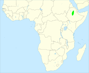 Harwood's spurfowl distribution map.svg