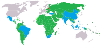 IMF Developing Countries Map 2014