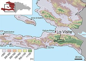 La Visite topographic map
