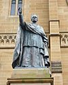 Statue of Moran by Bertram Mackennal outside St Mary's Cathedral, Sydney