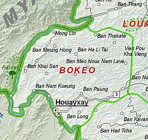 Map of Bokeo province