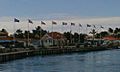 Marigot flags St Martin