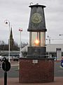 Miners lamp Stadium of Light Sunderland