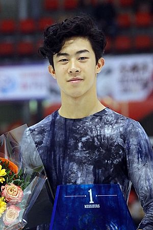 Nathan Chen at the 2018 Internationaux de France - Awarding ceremony.jpg