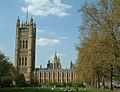 Palace of Westminster - Victoria Tower and south elevation from the south - 240404