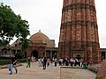 Qutub minar and a tomb