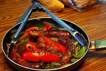 Sausage and peppers