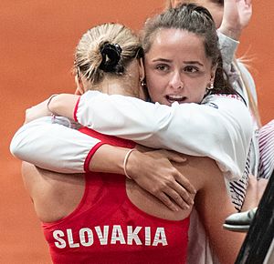 Schmiedlová & Kužmová Fed Cup