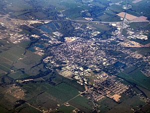 Aerial photo of Shelbyville