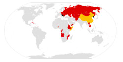 Sino-Soviet split 1980