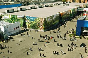 Vinitaly, vista dei padiglioni dall'alto